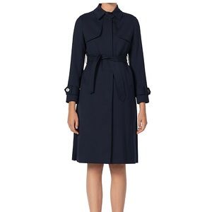 Women’s Sandro pleated back trench coat